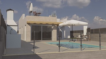 Beautiful 3 Bedroom 2 Bathroom New build villa with pool in Polop de la Marina Completion July 2025