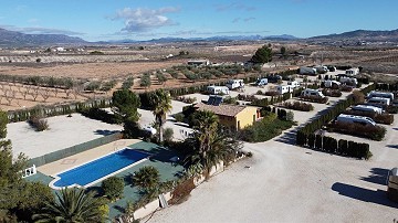 Private Campsite with a 4 Bed House in Pinoso.