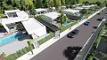 Modern Independent villas with private pool,3 bedrooms,2 bathrooms on 550 m2 plot in Alicante Dream Homes API 1122